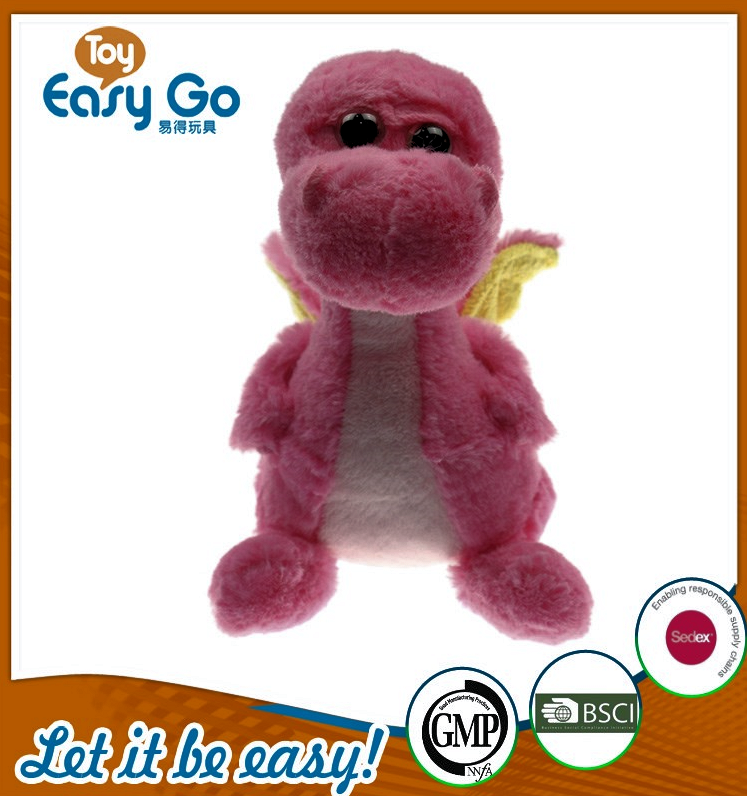OEKO high quality stuffed pink mini dinosaur toys 